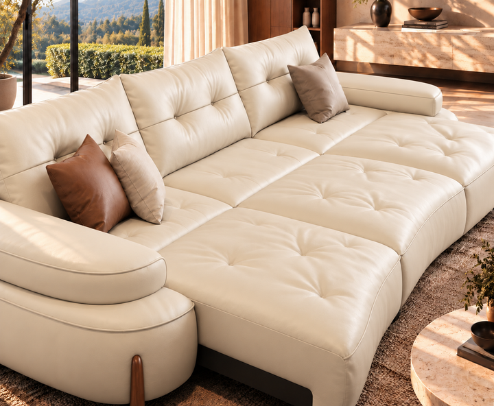 Stanford Recliner Sofa (White)