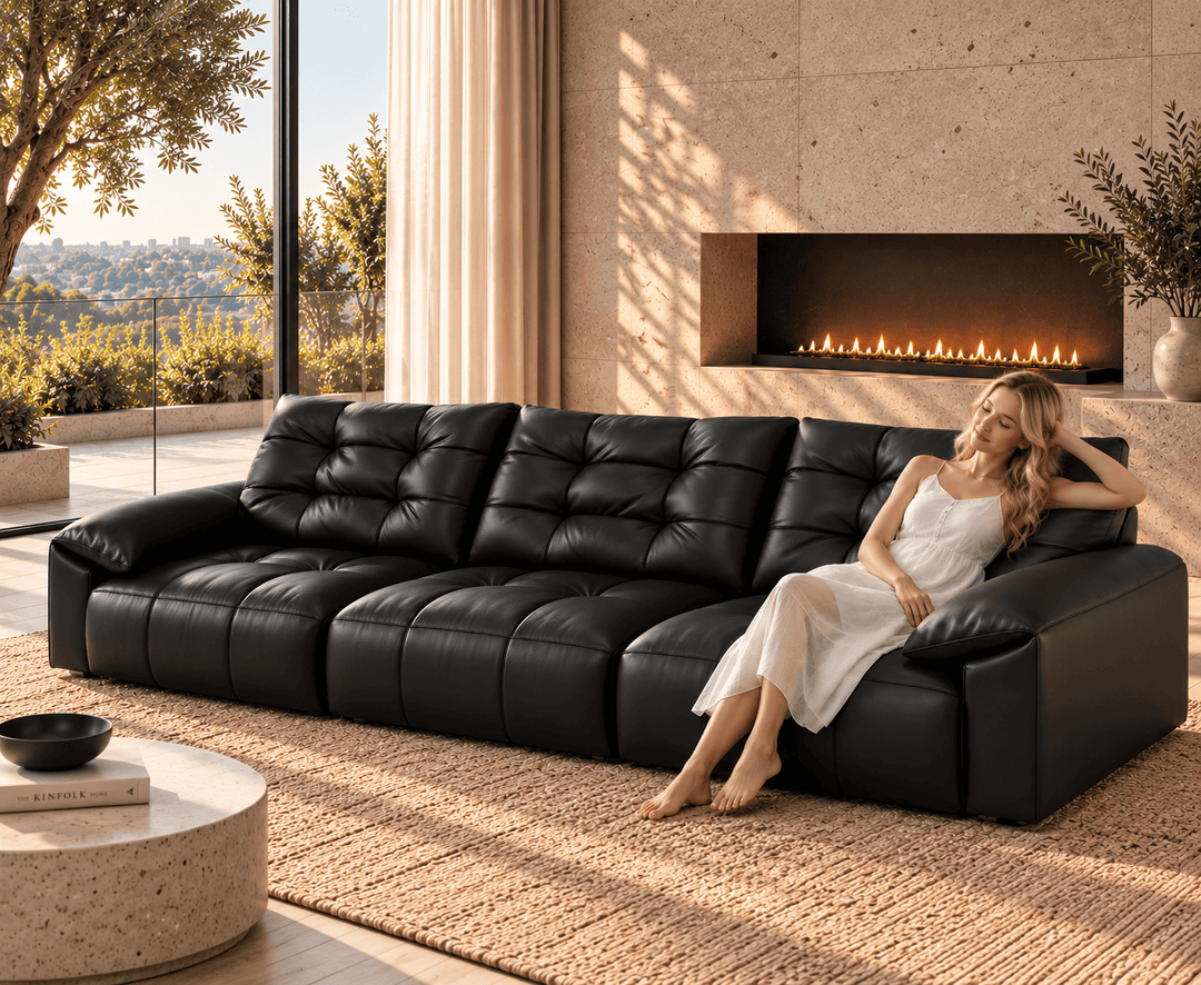 Wrexford Recliner Sofa (Black)