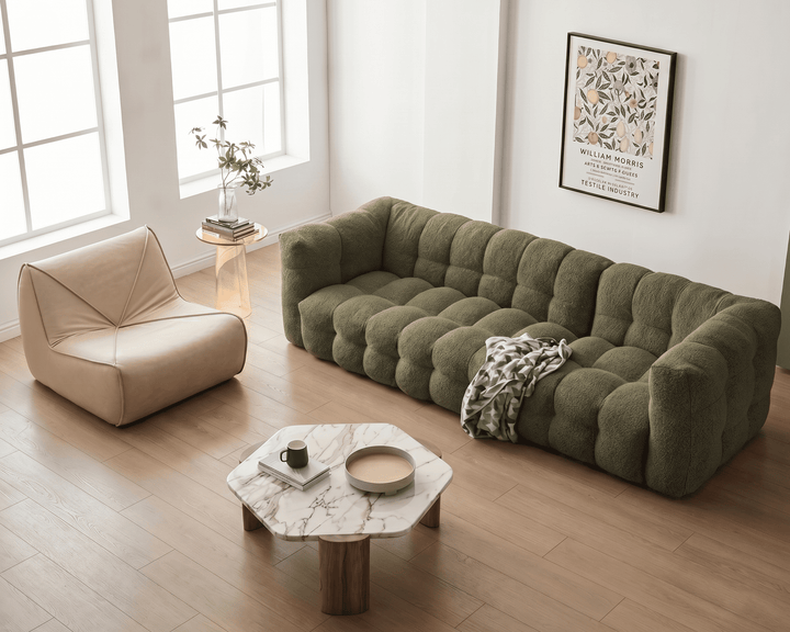 Davenport 3-Seater Sofa (Emerald Green)