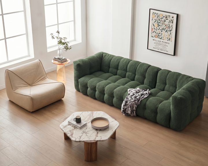 Davenport 3-Seater Sofa (Emerald Green)