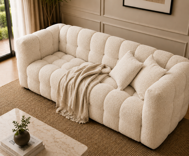 Davenport 3-Seater Sofa (Cream)