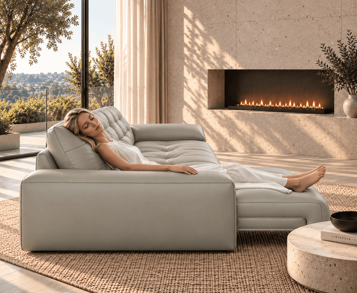 Wrexford Recliner Sofa (Grey)