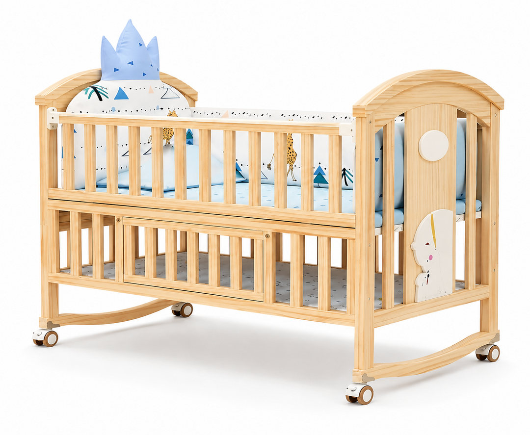 Mayfair 6-in-1 Cot Bed (Willow Safari)