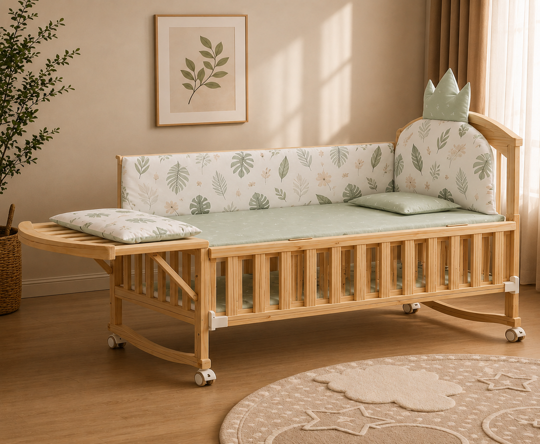 Mayfair 6-in-1 Cot Bed (Meadow Bloom)