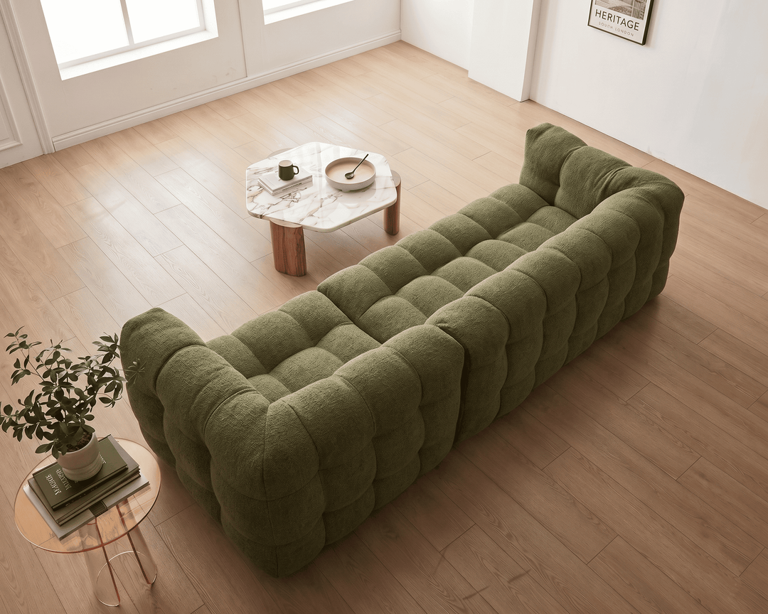 Davenport 3-Seater Sofa (Emerald Green)