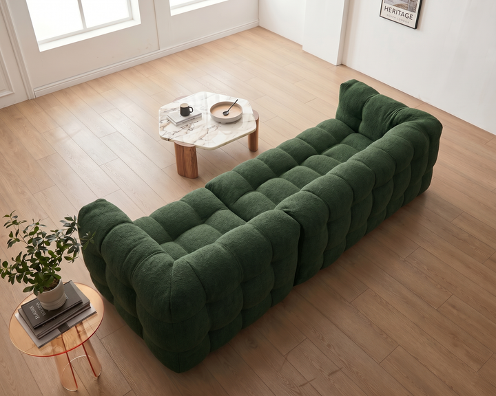 Davenport 3-Seater Sofa (Emerald Green)