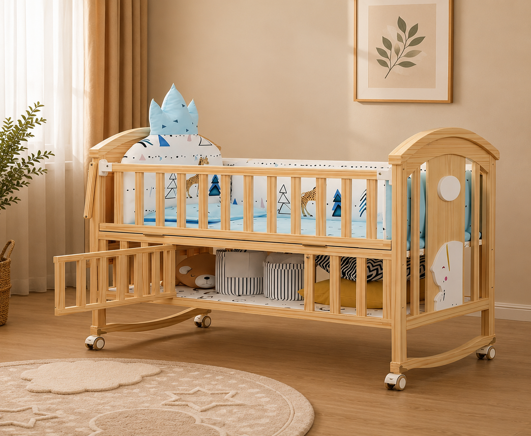 Mayfair 6-in-1 Cot Bed (Willow Safari)