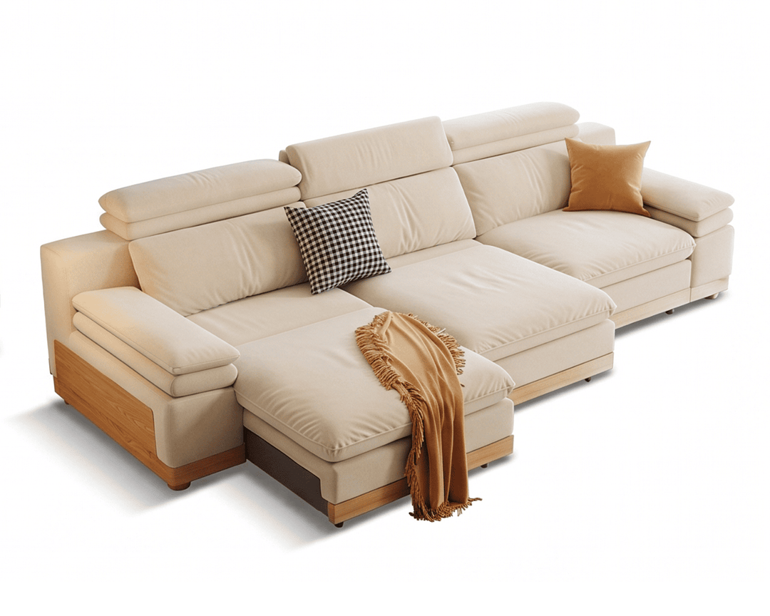 Stratford Recliner Sofa (Cream)