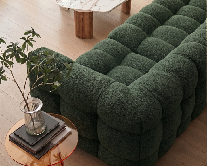Davenport 3-Seater Sofa (Emerald Green)