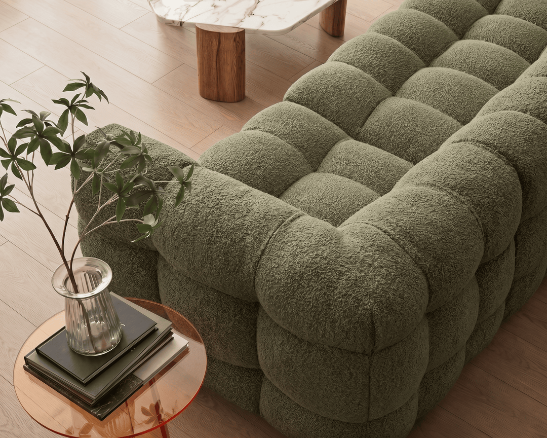 Davenport 3-Seater Sofa (Emerald Green)