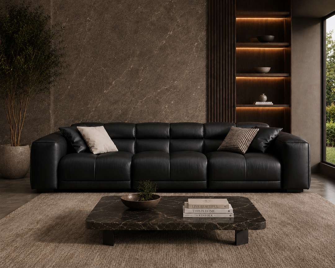 Montford Recliner Sofa (Black)