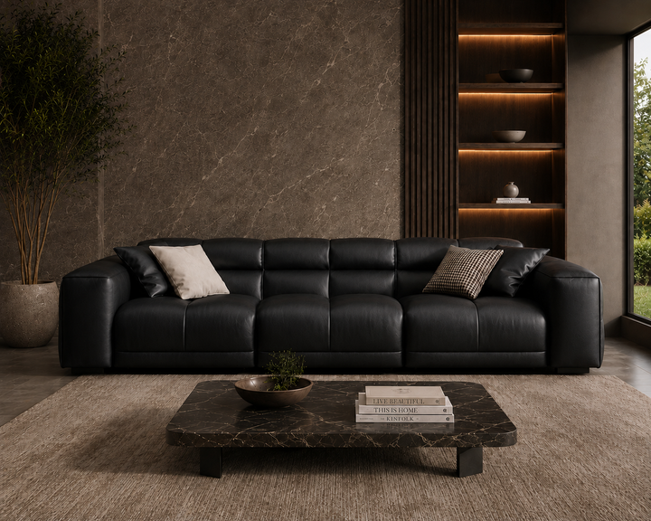 Montford Recliner Sofa (Black)