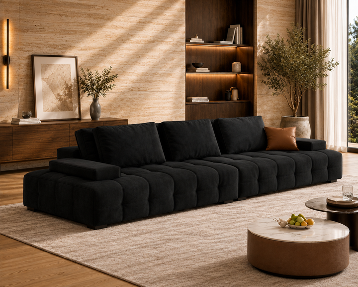 Beaumont 3-Seater Sofa (Black)