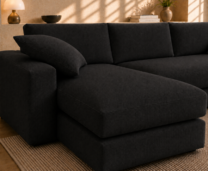 Pembroke Sectional Sofa (Black)