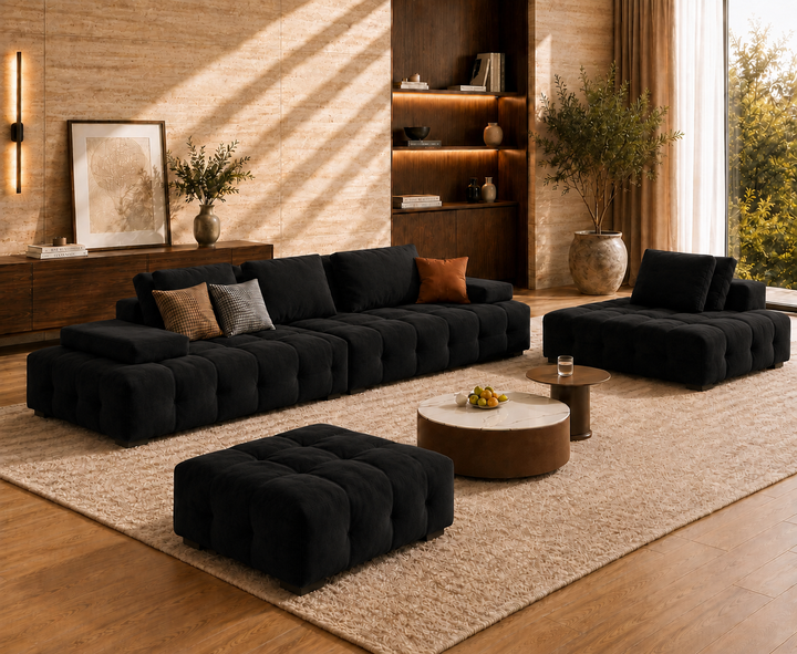 Beaumont 3-Seater Sofa (Black)