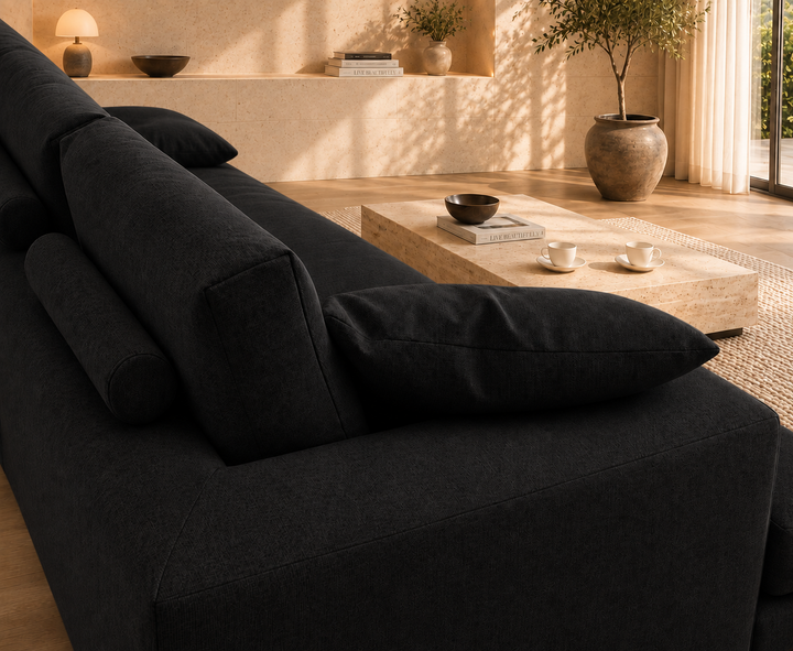 Pembroke Sectional Sofa (Black)
