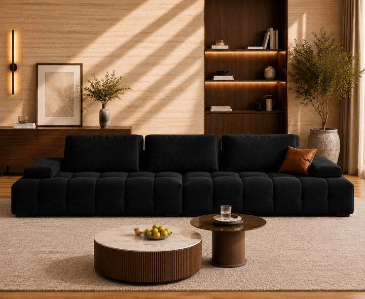 Beaumont 3-Seater Sofa (Black)
