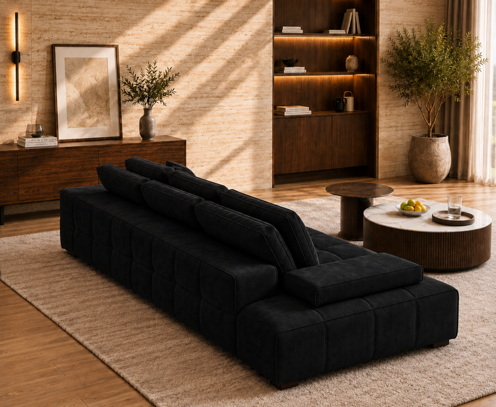 Beaumont 3-Seater Sofa (Black)