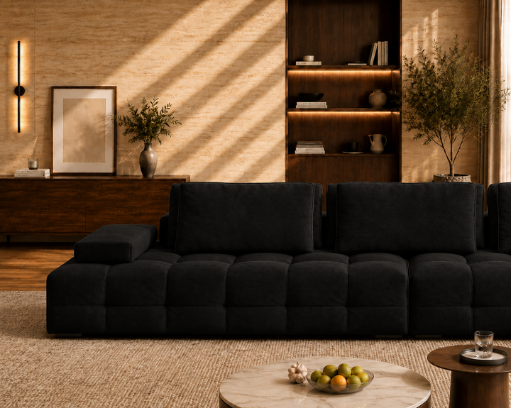 Beaumont 3-Seater Sofa (Black)