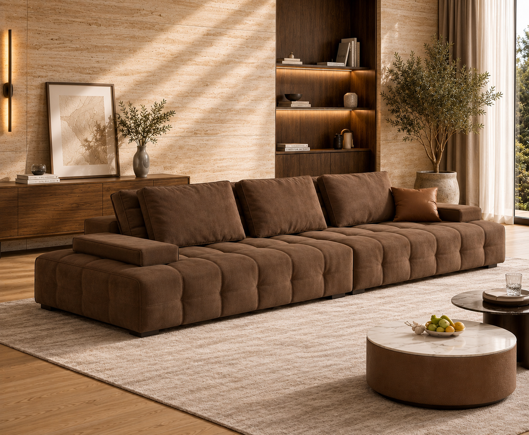 Beaumont 3-Seater Sofa (Brown)