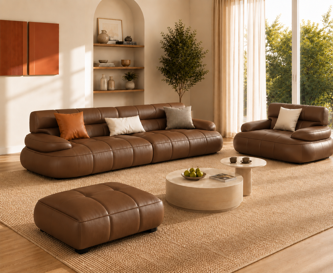 Ashford 3-Seater Sofa (Brown)