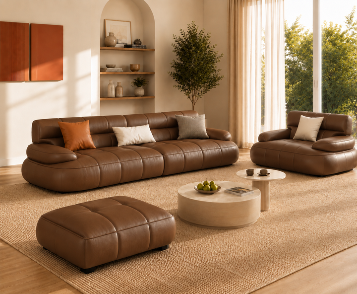 Ashford 3-Seater Sofa (Brown)