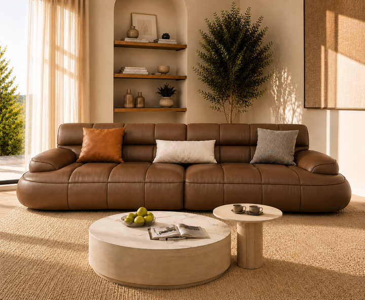 Ashford 3-Seater Sofa (Brown)