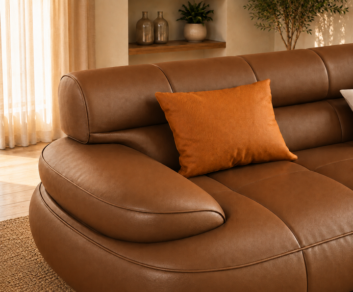 Ashford 3-Seater Sofa (Brown)