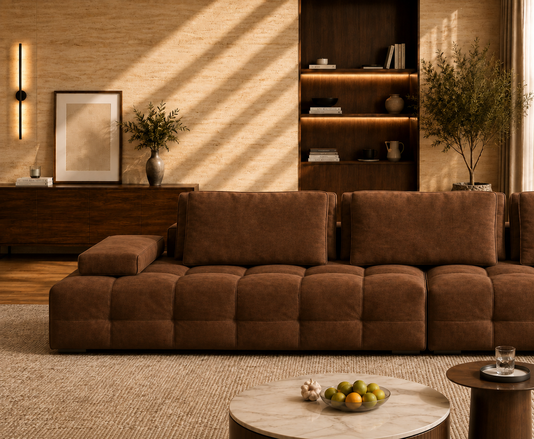 Beaumont 3-Seater Sofa (Brown)