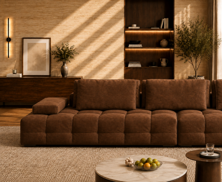 Beaumont 3-Seater Sofa (Brown)