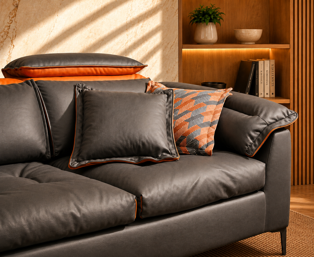 Whitmore Sectional Sofa (Charcoal)