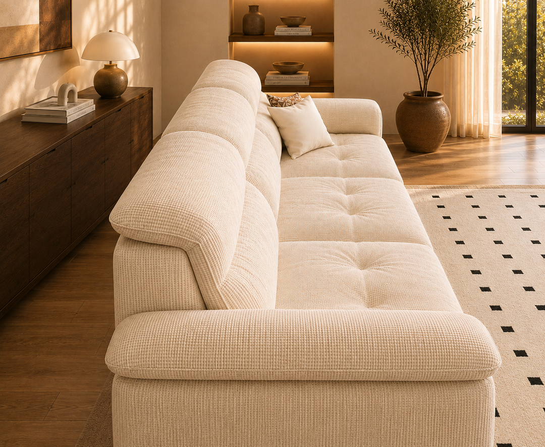 Hawthorne 3-Seater Sofa (Cream)