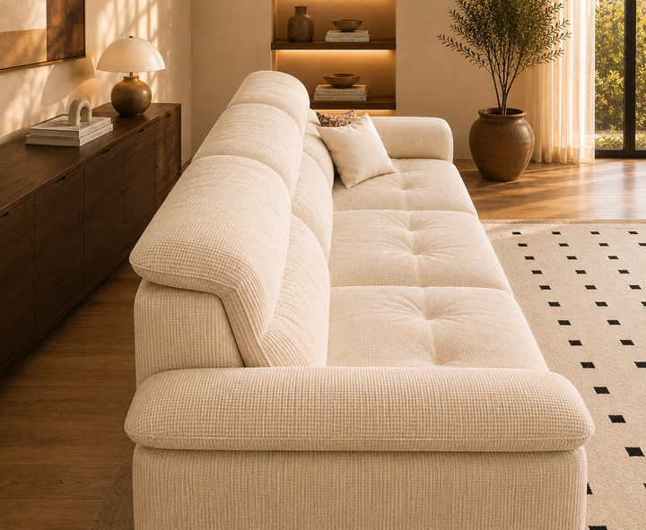 Hawthorne 3-Seater Sofa (Cream)