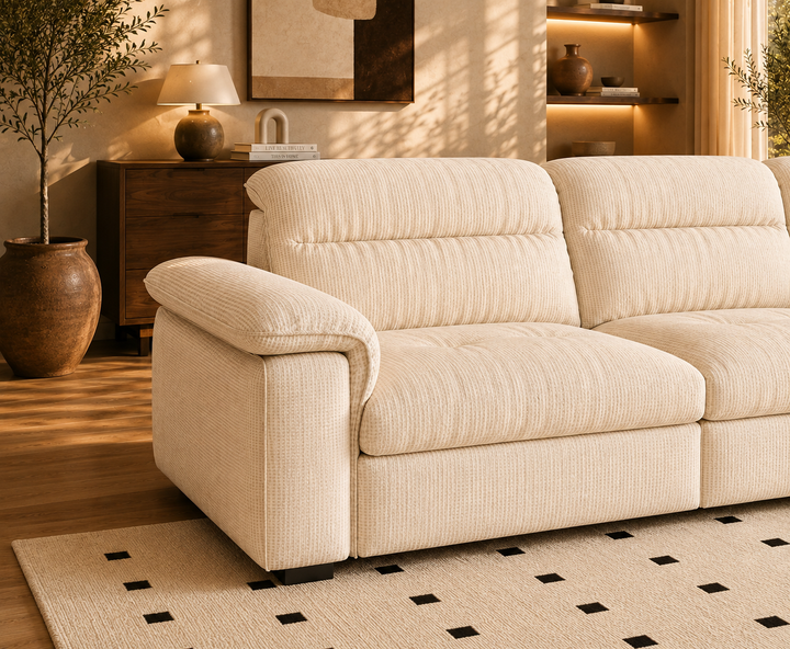 Hawthorne 3-Seater Sofa (Cream)