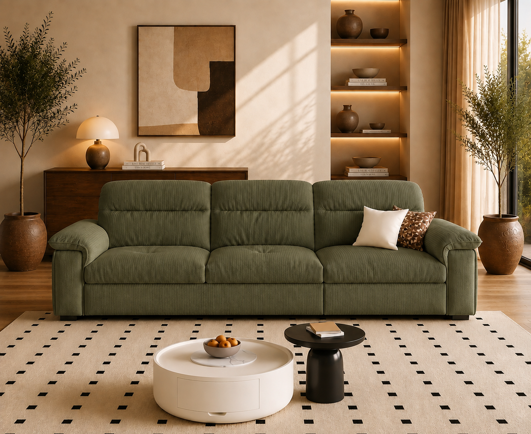 Hawthorne 3-Seater Sofa (Dark Green)