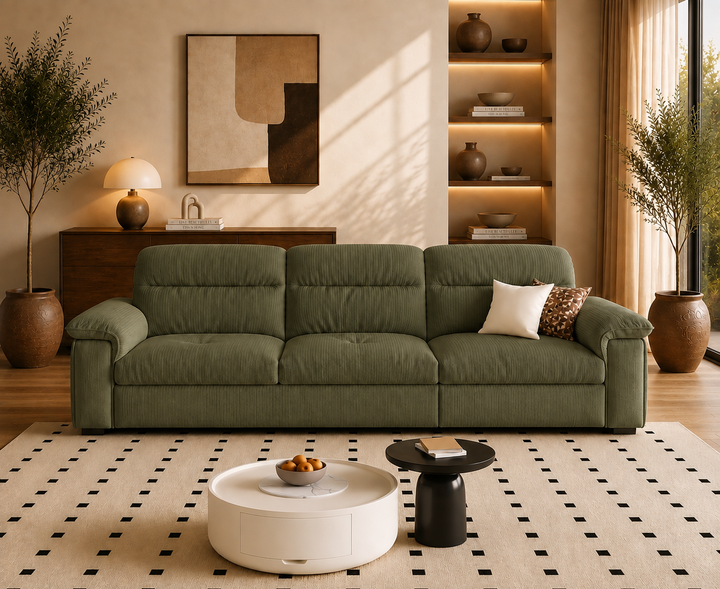 Hawthorne 3-Seater Sofa (Dark Green)