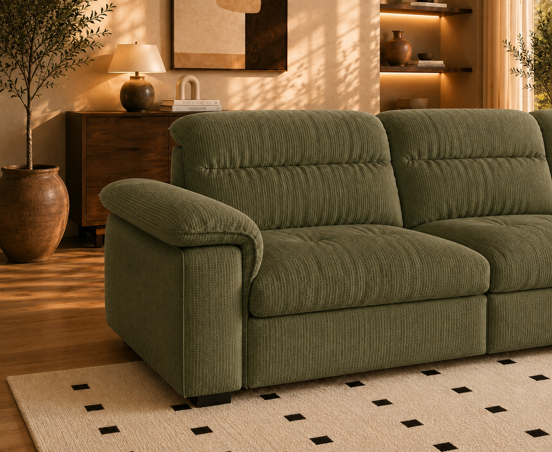 Hawthorne 3-Seater Sofa (Dark Green)