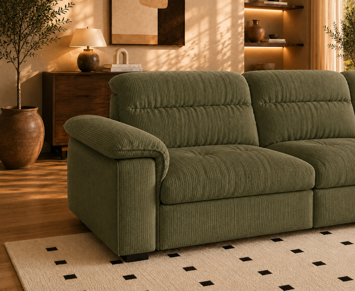 Hawthorne 3-Seater Sofa (Dark Green)