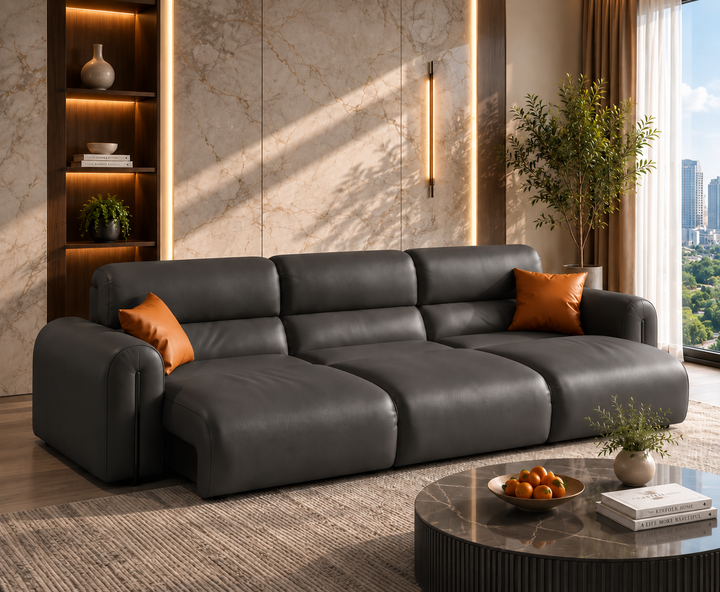 Haverford Recliner Sofa (Dark Grey)