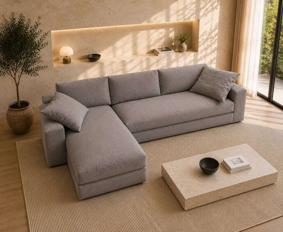 Pembroke Sectional Sofa (Grey)