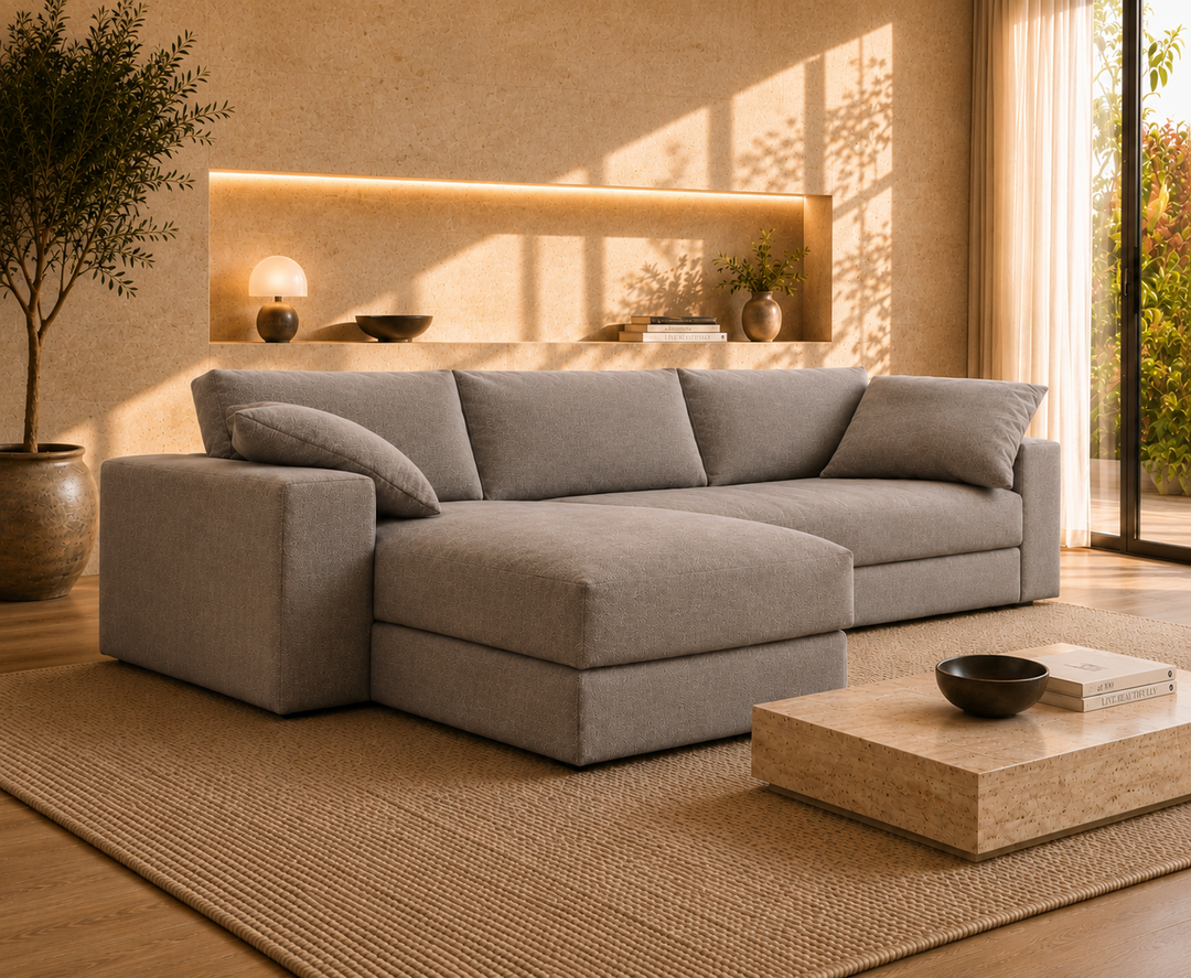 Pembroke Sectional Sofa (Grey)