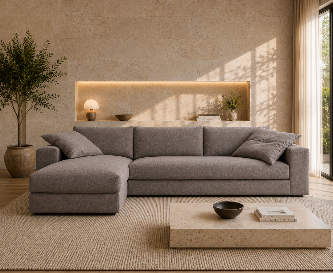 Pembroke Sectional Sofa (Grey)