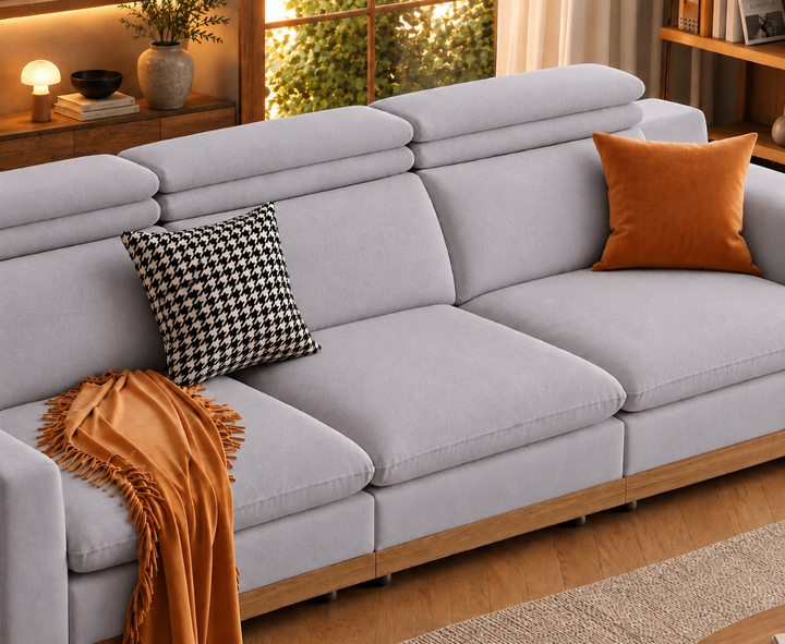 Stratford Recliner Sofa (Grey)