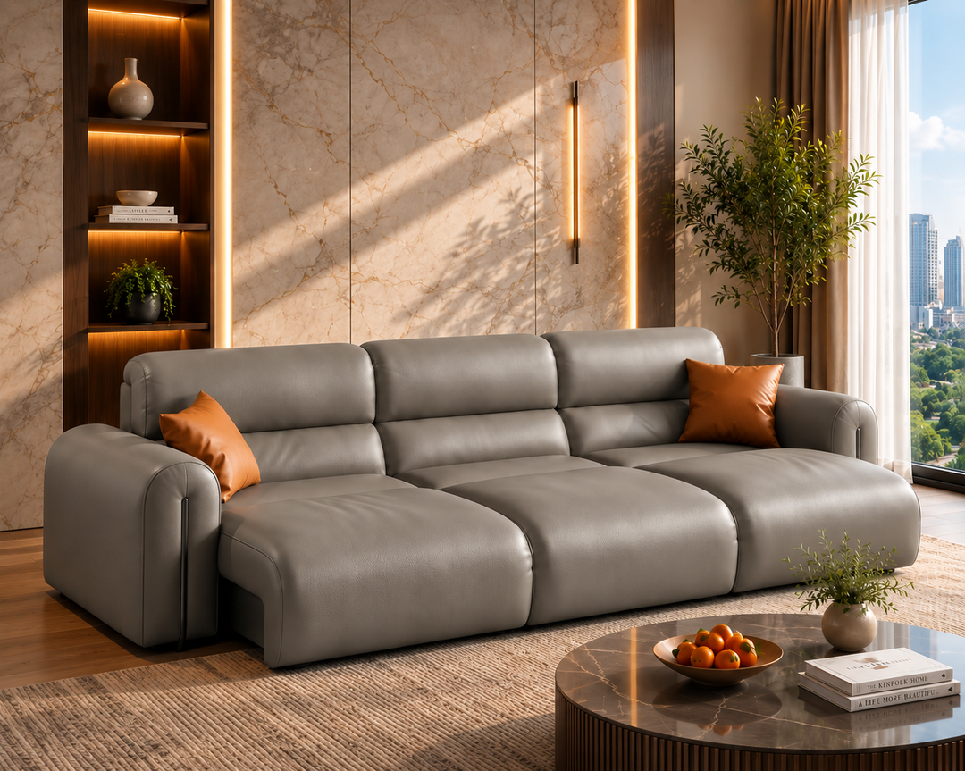 Haverford Recliner Sofa (Grey)