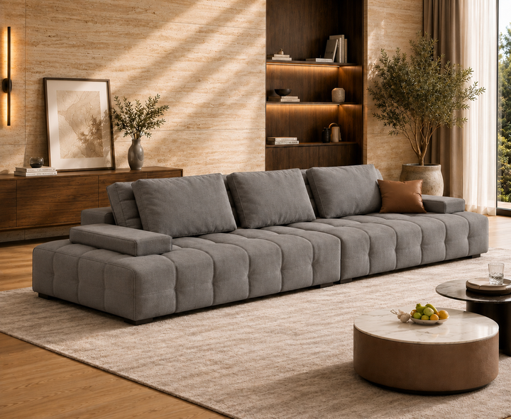 Beaumont 3-Seater Sofa (Grey)