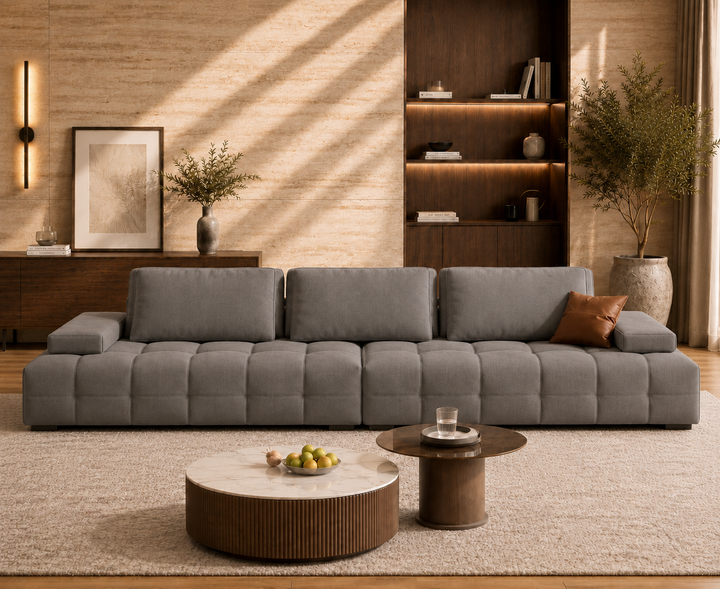 Beaumont 3-Seater Sofa (Grey)
