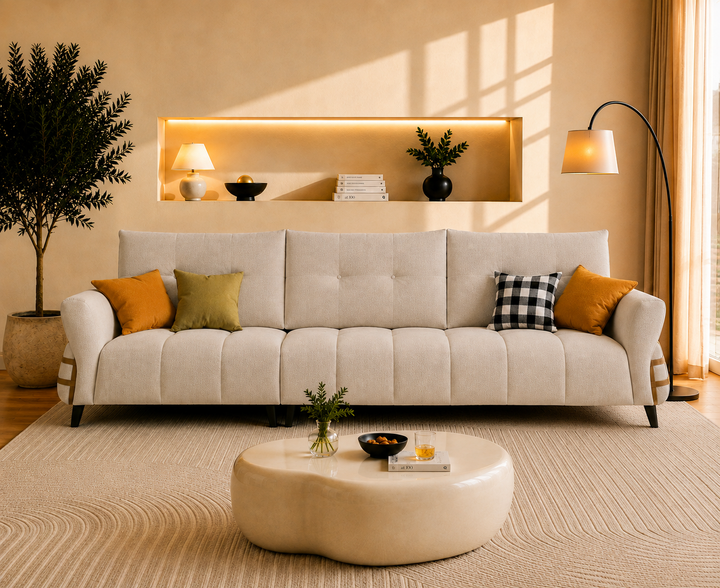 Kensington 3-Seater Sofa (Grey)