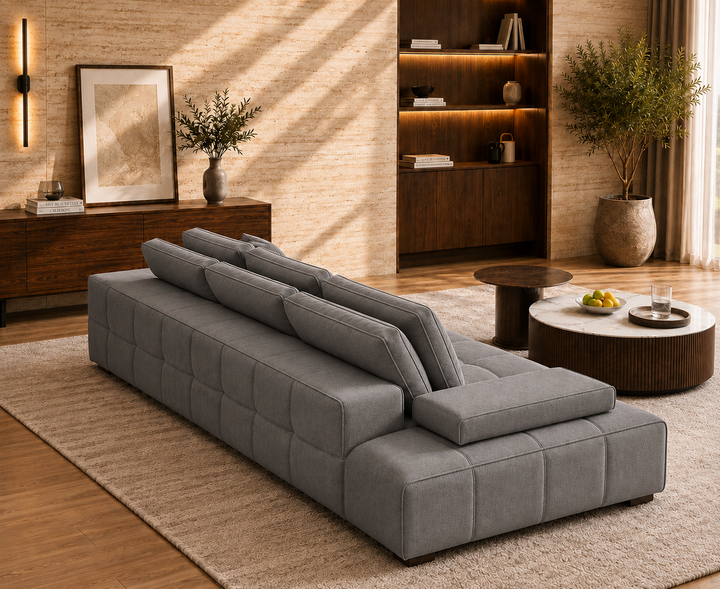 Beaumont 3-Seater Sofa (Grey)