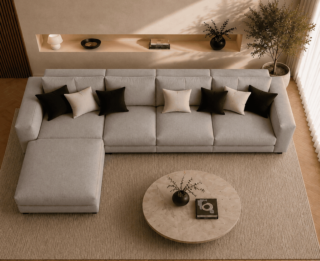 Alton Sectional Sofa (Grey)