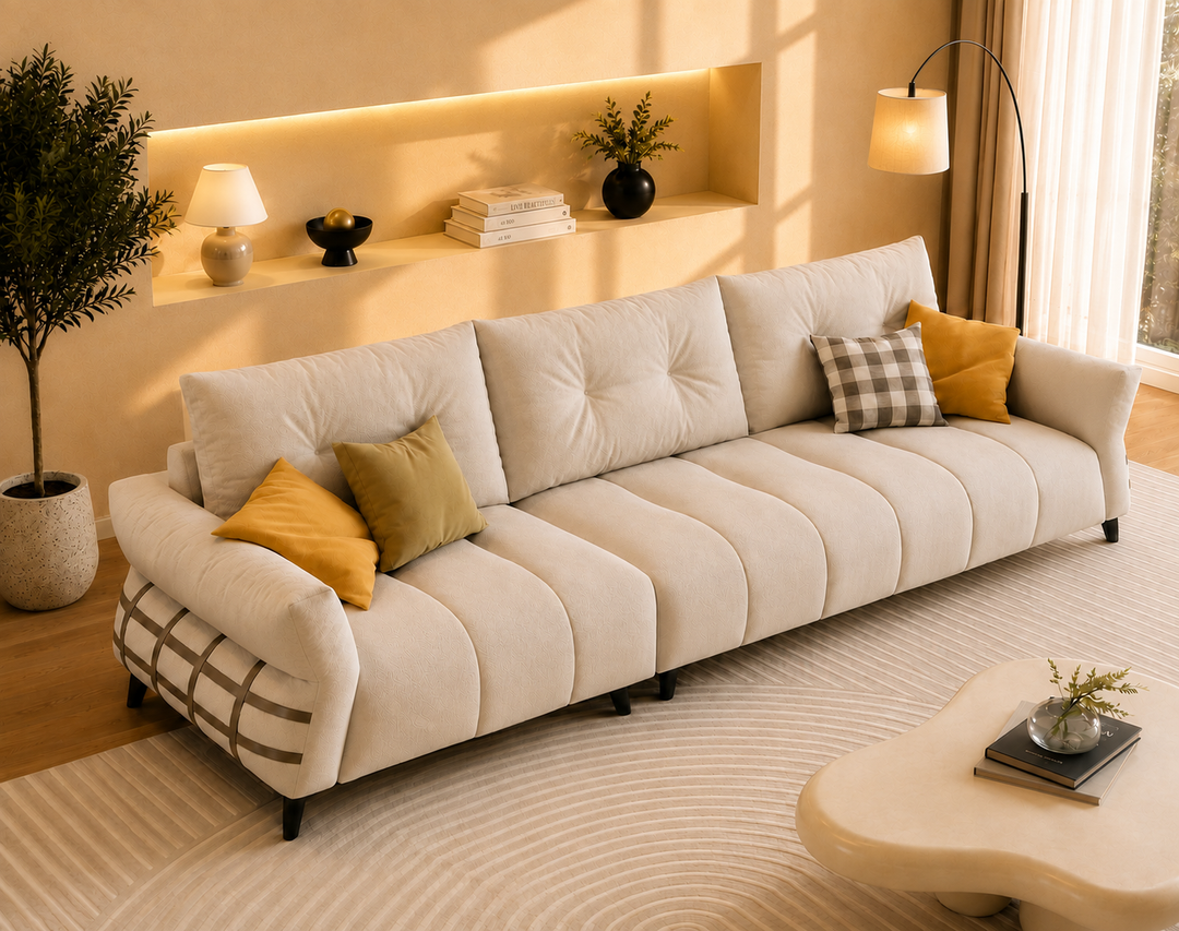 Kensington 3-Seater Sofa (Grey)